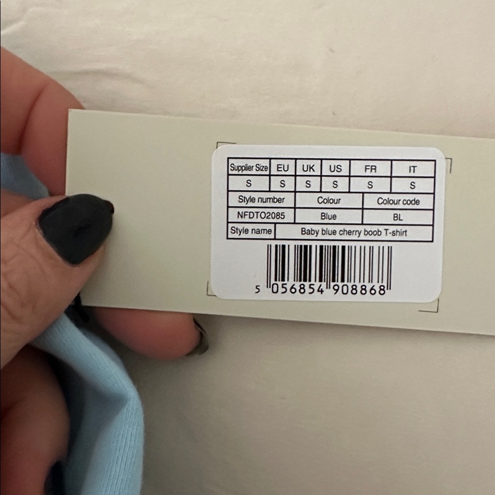 Brand new neverfullydressed Blue Cherry t-shirt - Picture 6 of 6